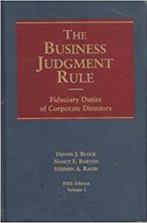 The Business Judgment Rule: Fi...